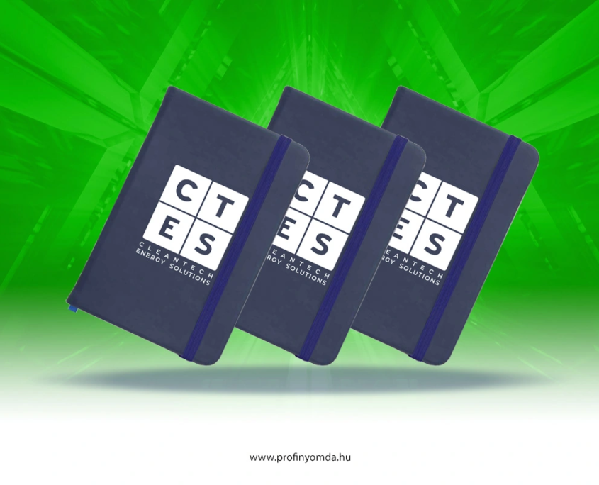 Reklámajándék, logós notesz - CTES