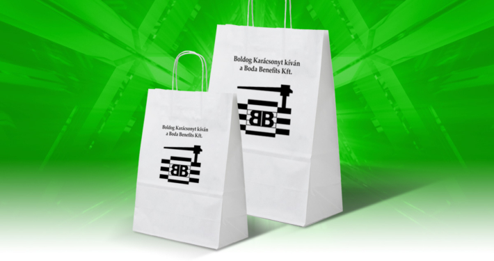 Sodrottfüles papírtáska nyomtatás - Boda Benefits